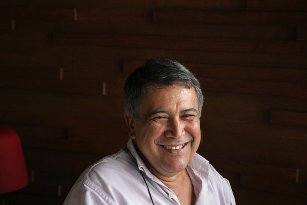 Geólogo Guillermo Morán. Fotos Mauro Arias﻿" /></div> <figcaption class=