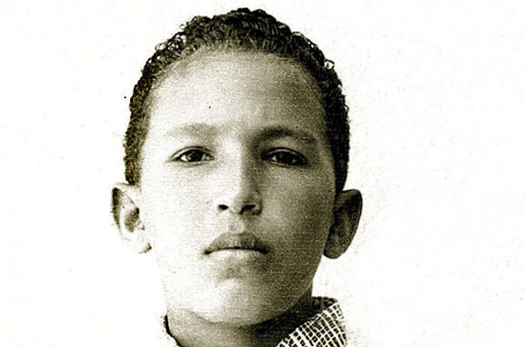 Foto sin fecha de Hugo Chávez cuando era niño en Barinas, Venezuela. Foto AFP﻿" /></div> <figcaption class=