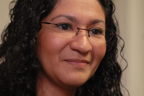 Zaira Navas, inspectora general de la PNC.