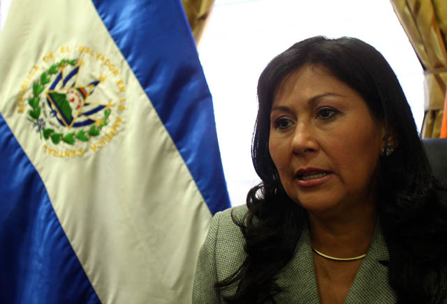 Silvia Aguilar, candidata a alcaldesa San Salvador, por Gana. Foto: Félix Pacas