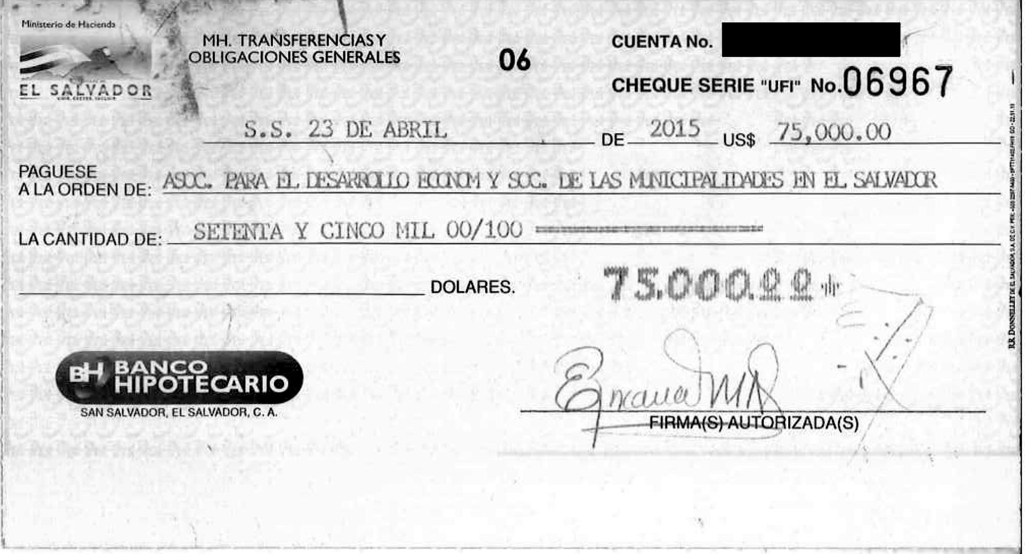 En 2015, la asociación recibió un cuarto de millón de dólares vía presupuesto general de la nación. En el presupuesto general de la nación 2016, el diputado Gallegos y la Comisión de Hacienda de la Asamblea autorizaron otros 300 mil dólares para Apdemes. De estos, Hacienda reporta la entrega de $100 mil a favor de Apdemes. 