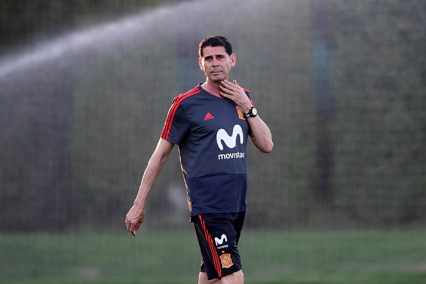 Fernando Hierro, entrenador de la selección de España. Foto Pierre-Philippe Marcou (AFP).