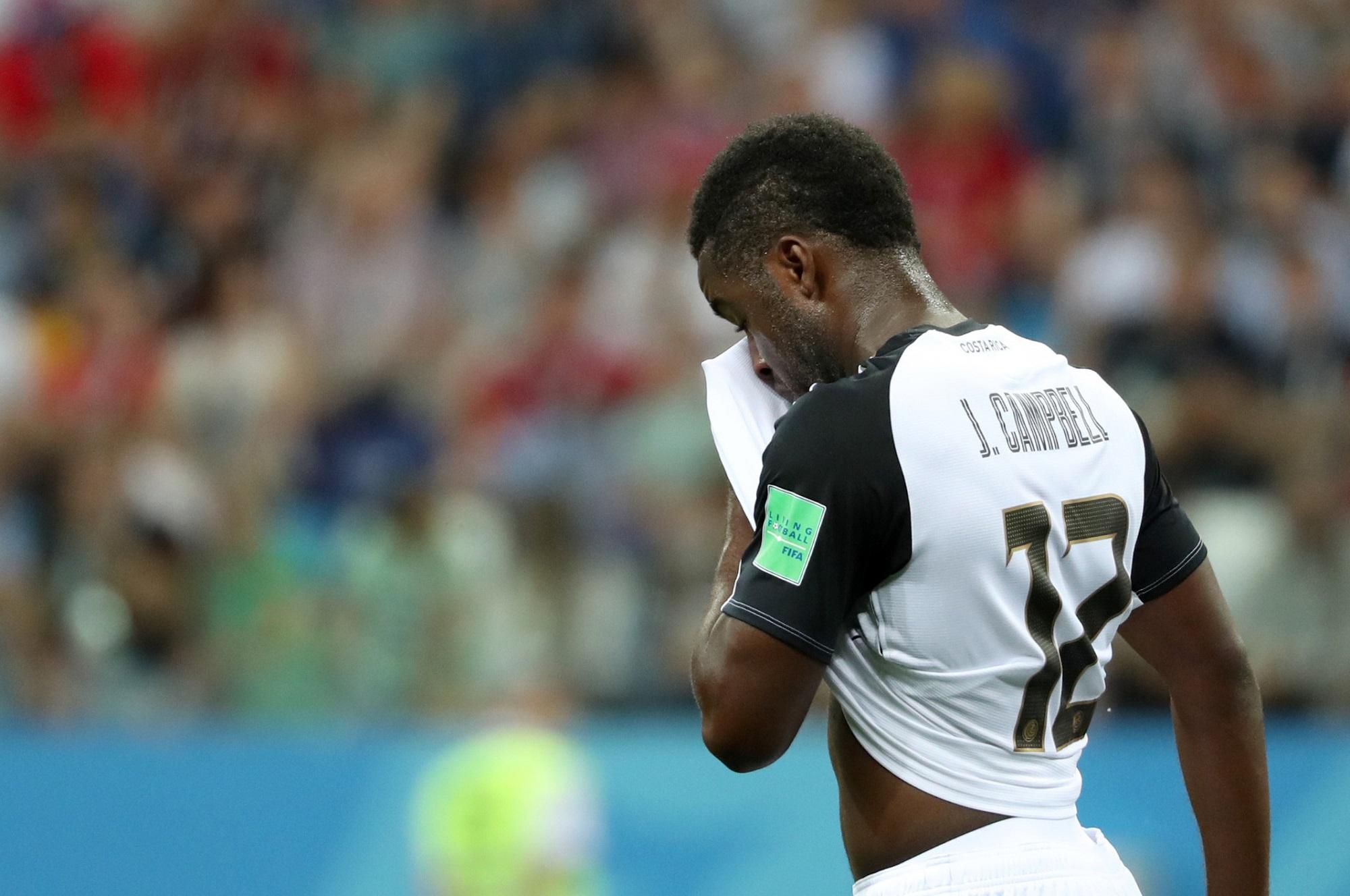 Joel Campbell, de Costa Rica. Foto Ye Pingfan (Xinhua).