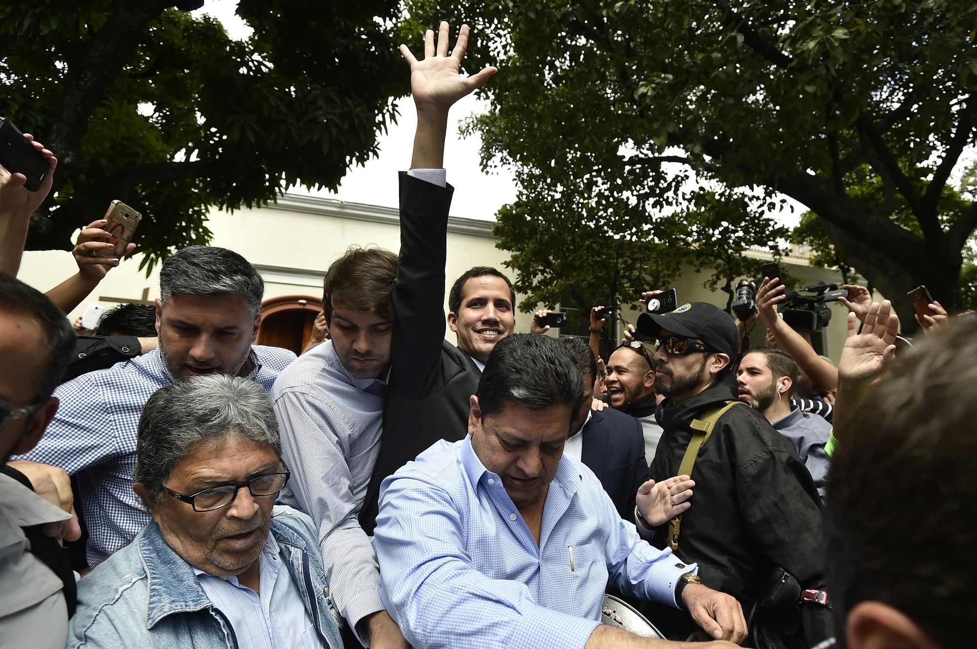 Juan Guaidó, presidente de la Asamblea Nacional de Venezuela. Foto Luis Robayo (AFP).