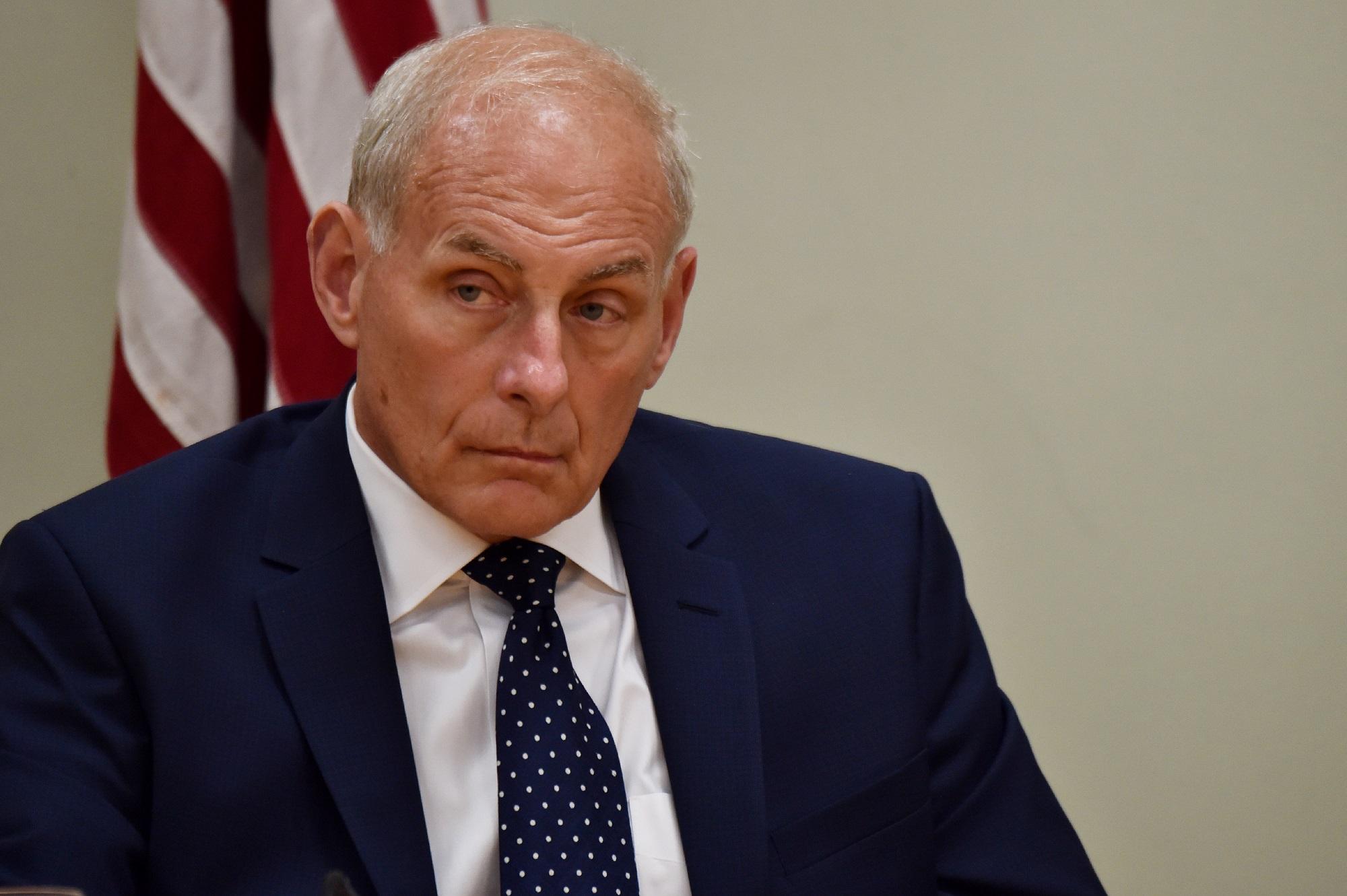 John Kelly, jefe de gabinete de Donald Trump, presidente de Estados Unidos. Foto Héctor Retamal.