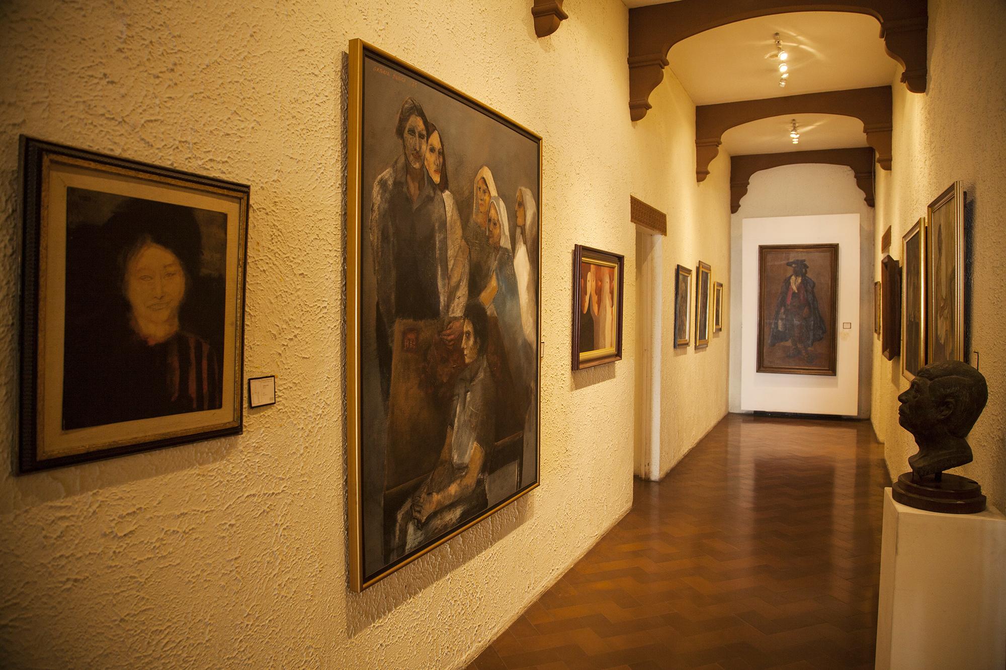 Salas de exposiciones del museo Forma, ubicado en San Salvador. La casa del museo alberga la obra y herramientas de la pintora Julia Díaz, una de las artistas más emblemáticas de El Salvador. Foto: Víctor Peña