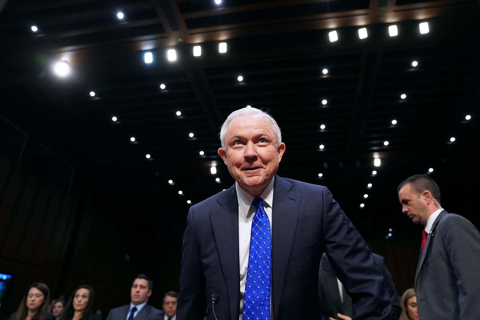 Jeff Sessions, fiscal general de Estados Unidos. Foto Chip Somodevilla (AFP).