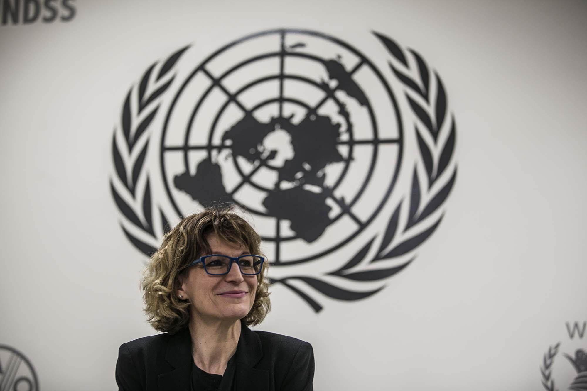 Callamard dijo reconocer que el Plan El Salvador Seguro es un buen documento pero que no tiene el financiamiento adecuado. Foto: Fred Ramos. 