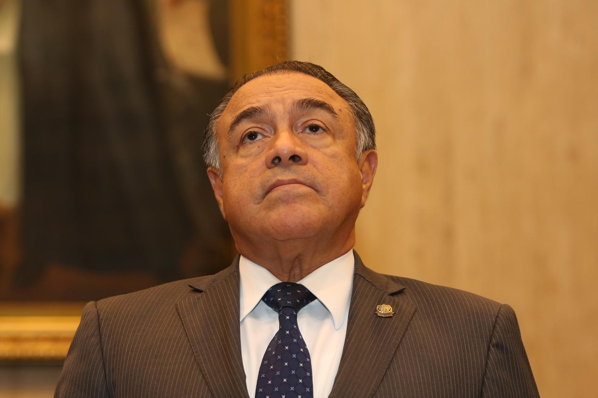 José Francisco Merino López, ex vicepresidente de la República (1989-1994). En marzo de 2018 ganó su sexta diputación por el partido PCN. Foto: Cortesía de La Asamblea Legislativa