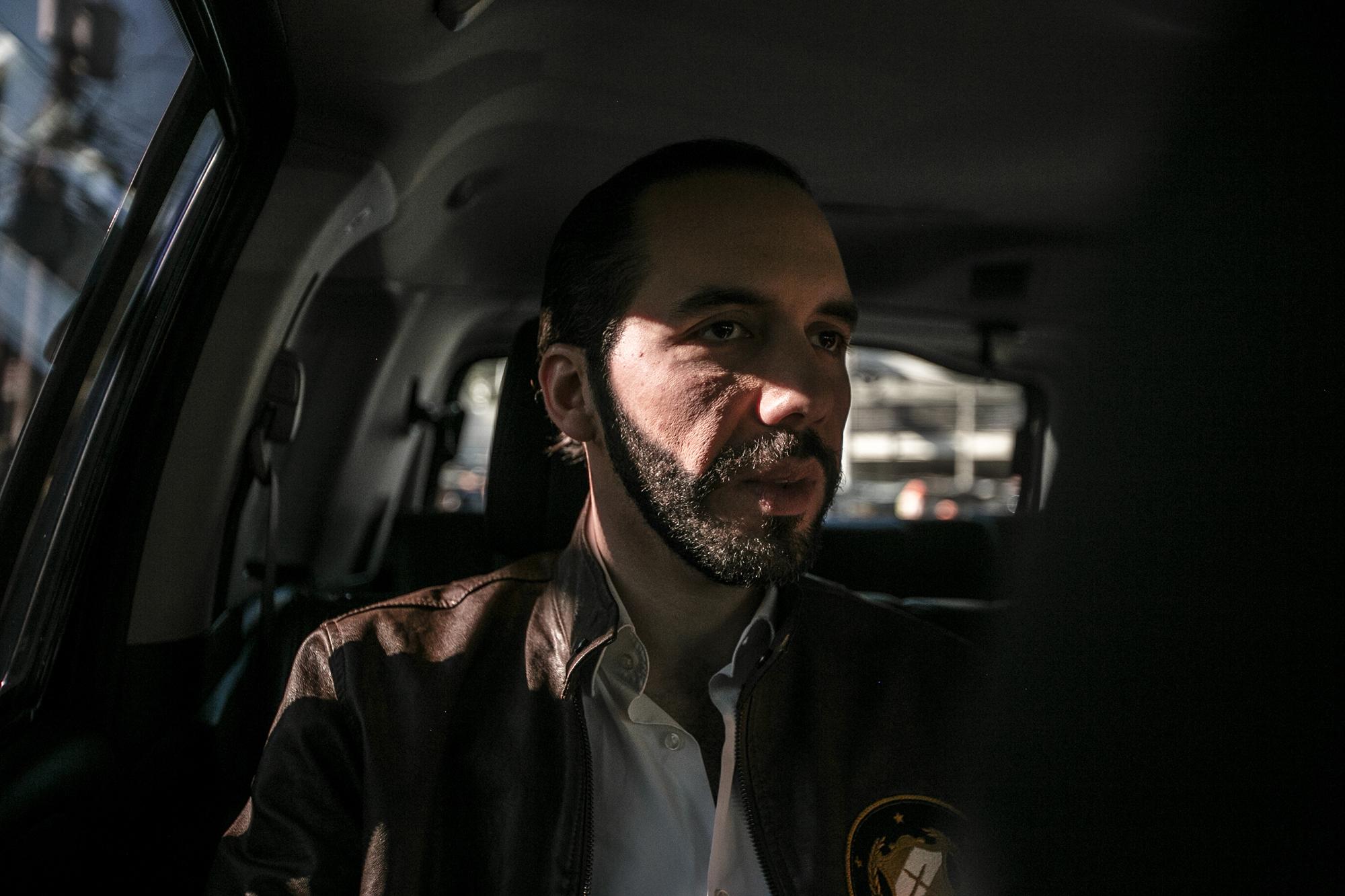 Nayib Bukele en su rutina como alcalde de la ciudad de San Salvador. 15 de noviembre de 2016. Foto: Fred Ramos.