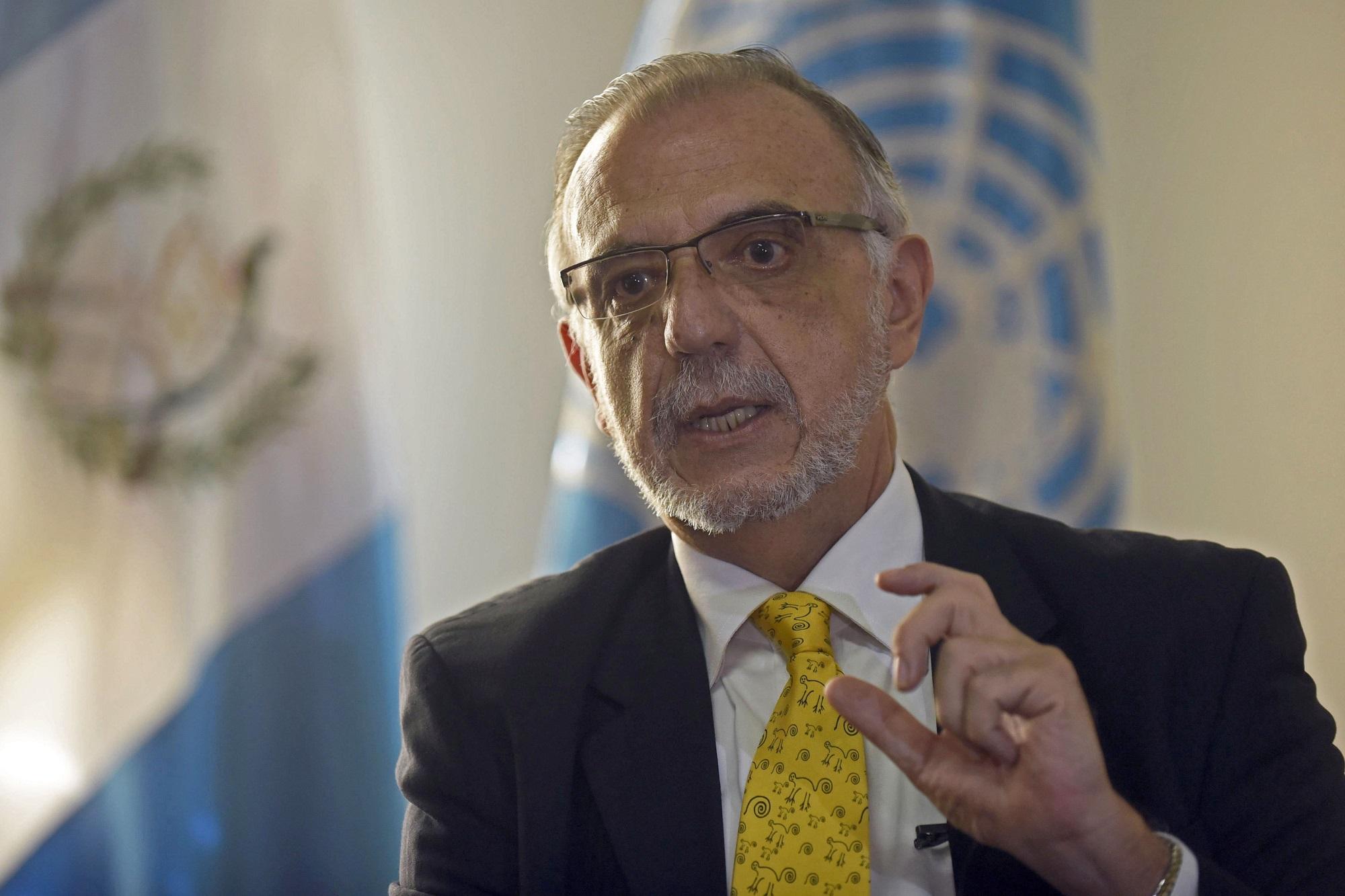 Iván Velásquez, excomisionado de la Comisión Internacional Contra la Impunidad en Guatemala (CICIG). Foto de AFP: Johan Ordóñez.