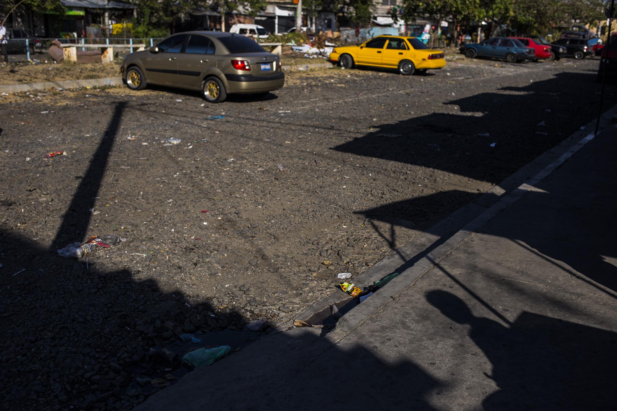 En este sector dejó abandonado su vehículo el magistrado Escalante, instantes después de ser denunciado por agredir sexualmente a una menor de edad. 