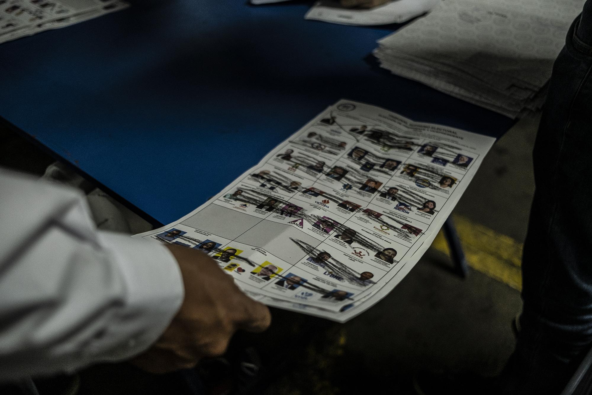 A las 4:00 a.m. del lunes 17 de junio, el TSE registraba 176,902 votos nulos de un total de 18,250 mesas procesadas hasta ese momento.