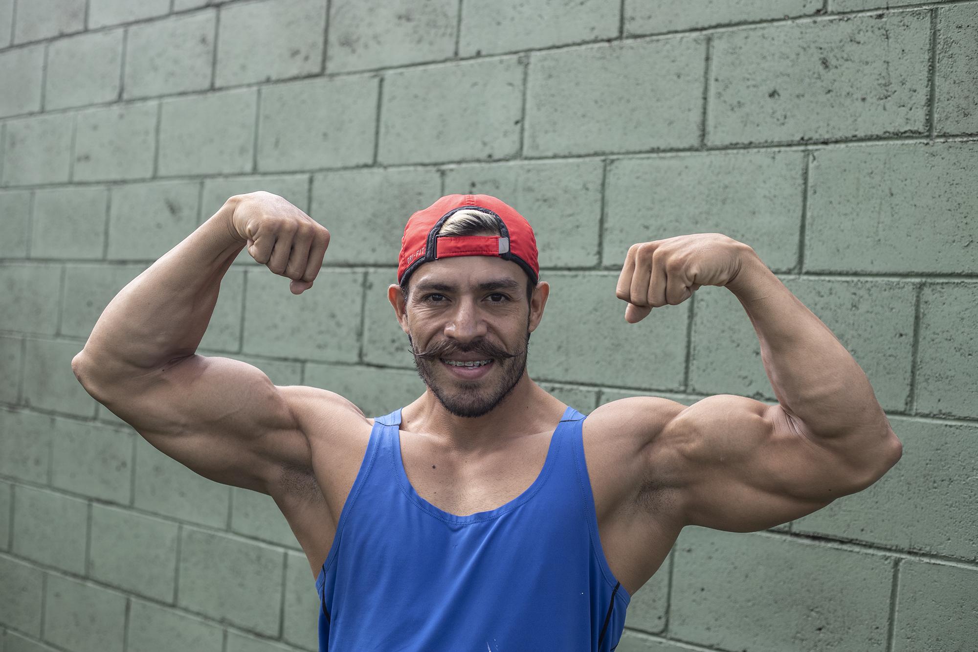 Yuri Rodríguez, medalla de oro en los Juegos Panamericanos de Lima (Perú) y subcampeón del mundo en el Campeonato Mundial de Fisicoculturismo de Fuyaira (Emiratos Árabes Unidos). Foto Fred Ramos.