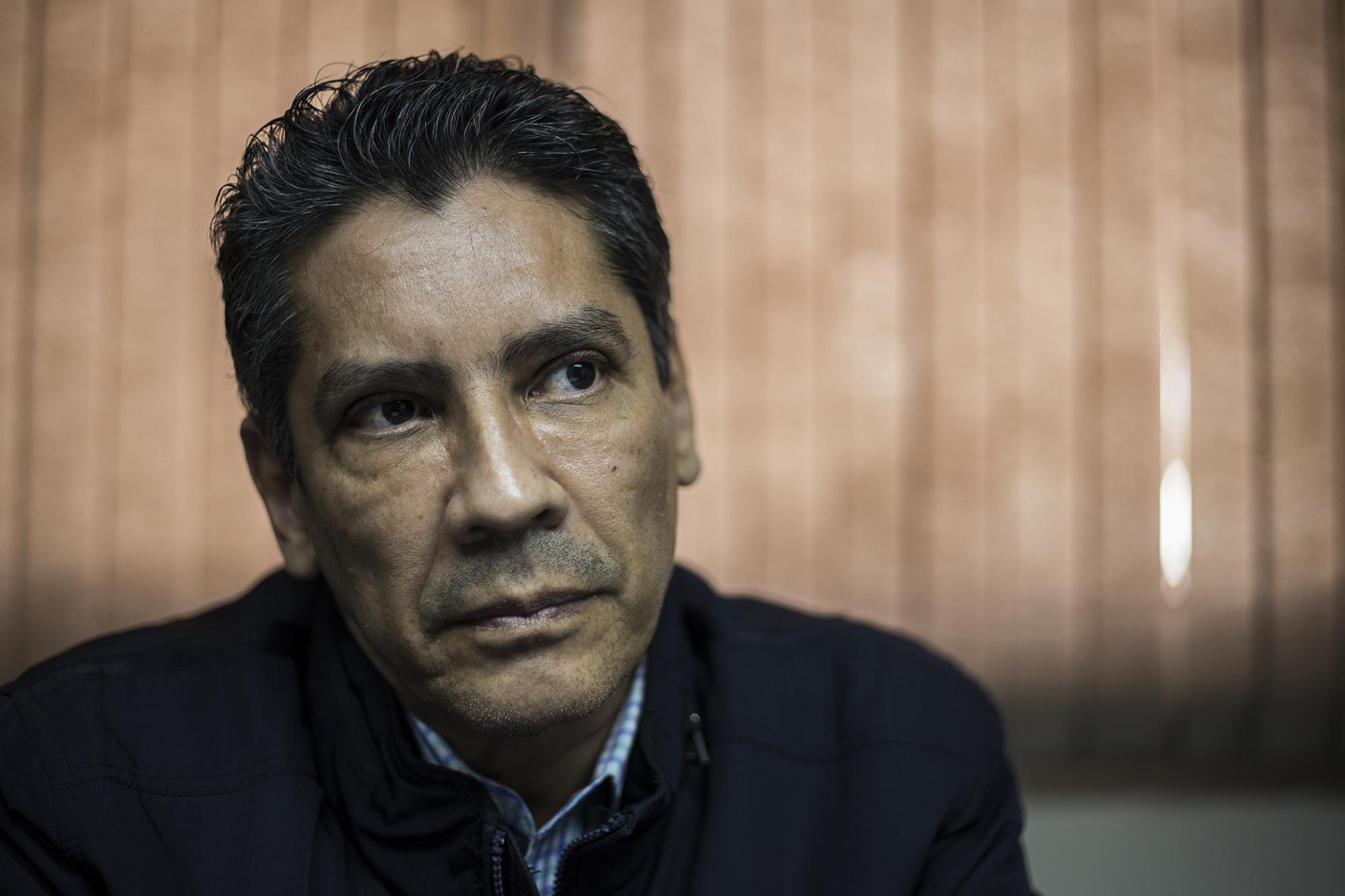El 17 de diciembre, Gustavo López, presidente de Arena, defendió los acuerdos de su partido con el gobierno. Aseguró que tienen puntos en común y que están abiertos a dialogar para alcanzar acuerdos. Foto: Víctor Peña. 