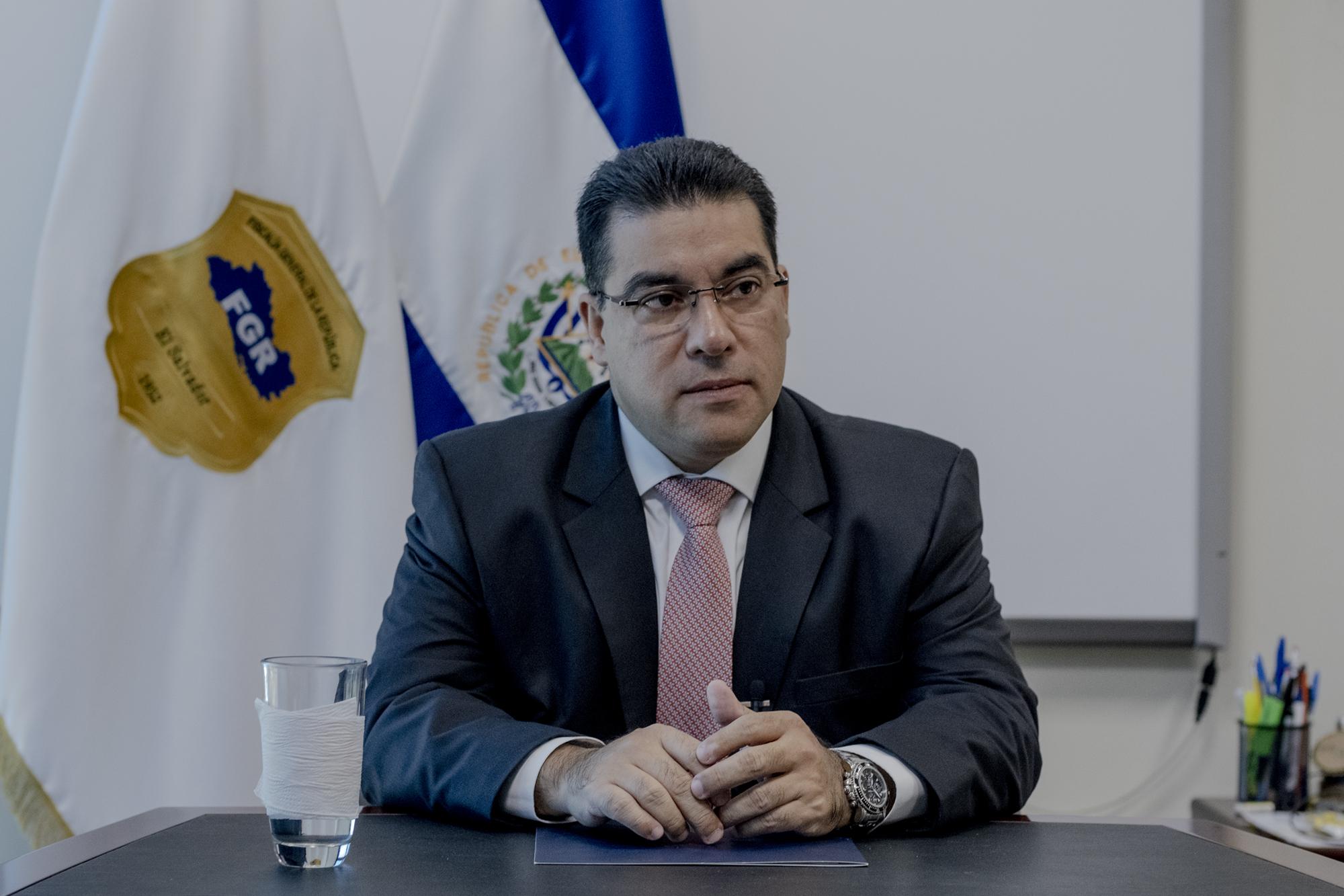 Raúl Melara, fiscal general,  cumplió un año al frente de la Fiscalía General de la República en enero de 2020.