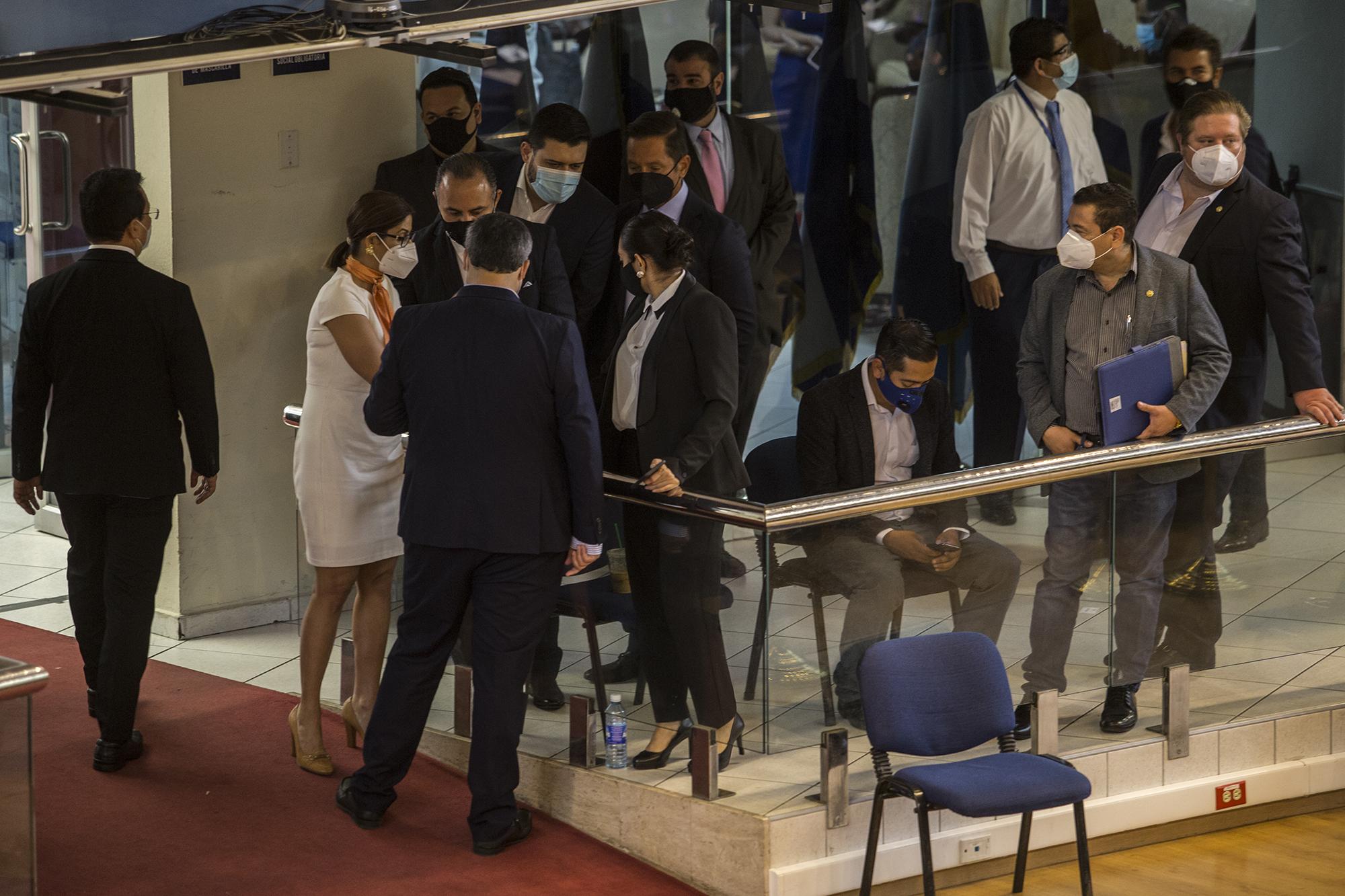 Los ministros del presidente Bukele rindieron su informe anual a los diputados de la Asamblea Legislativa. Foto de El Faro: Víctor Peña. 