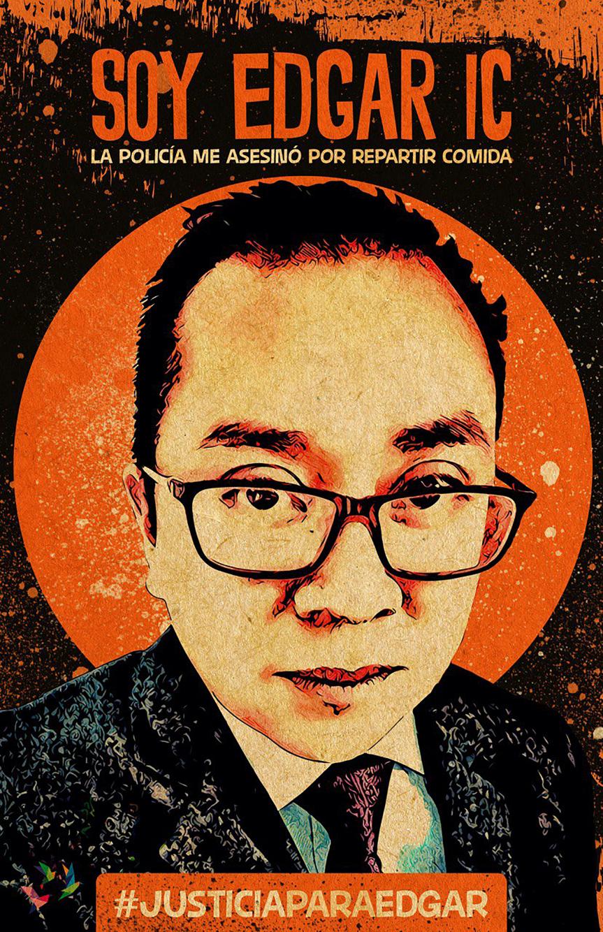 The night of June 17th, 33-year-old Edgar René Ic Pérez was murdered by police. Ic, who sold produce with his family and had the necessary permits allowing him to be in public during the curfew, was on his way home from the store.