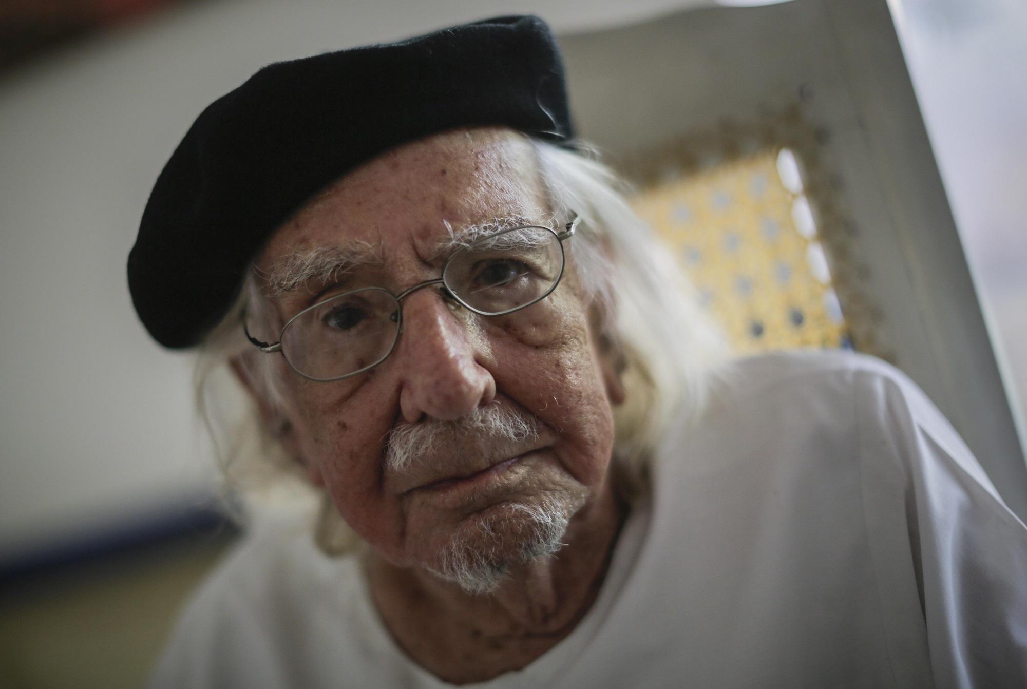 Ernesto Cardenal, poeta nicaragüense. Foto Inti Ocón (AFP).
