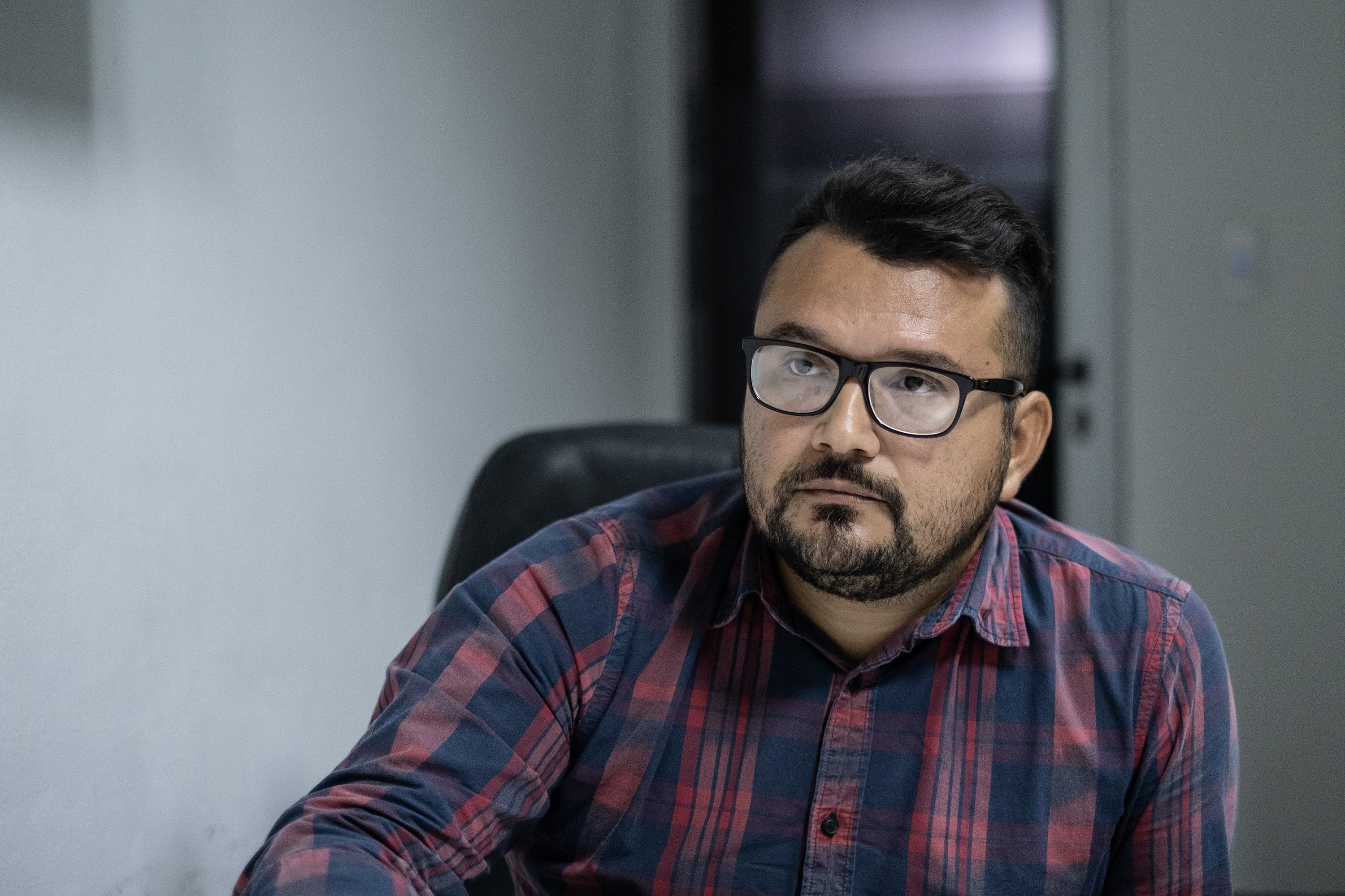 Vladímir Melara es miembro del Tribunal de Apelaciones del partido y es integrante de la Convención Nacional, que es la máxima autoridad a nivel nacional del partido.: Foto de El Faro: Carlos Barrera