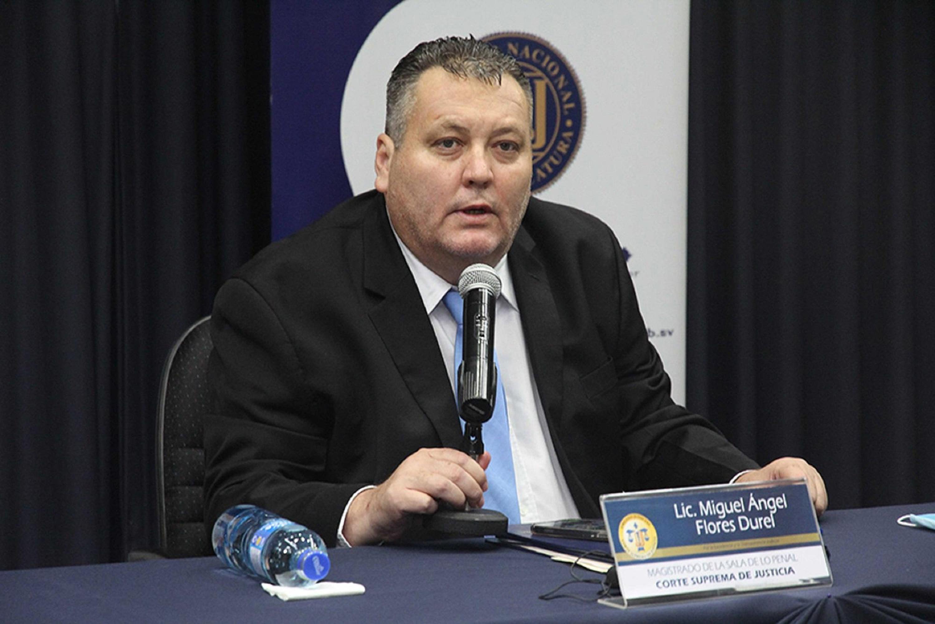 Judge Miguel Ángel Flores Durel, a magistrate in the Penal Chamber of the Salvadoran Supreme Court of Justice from 2021 to 2030. Photo: Supreme Court