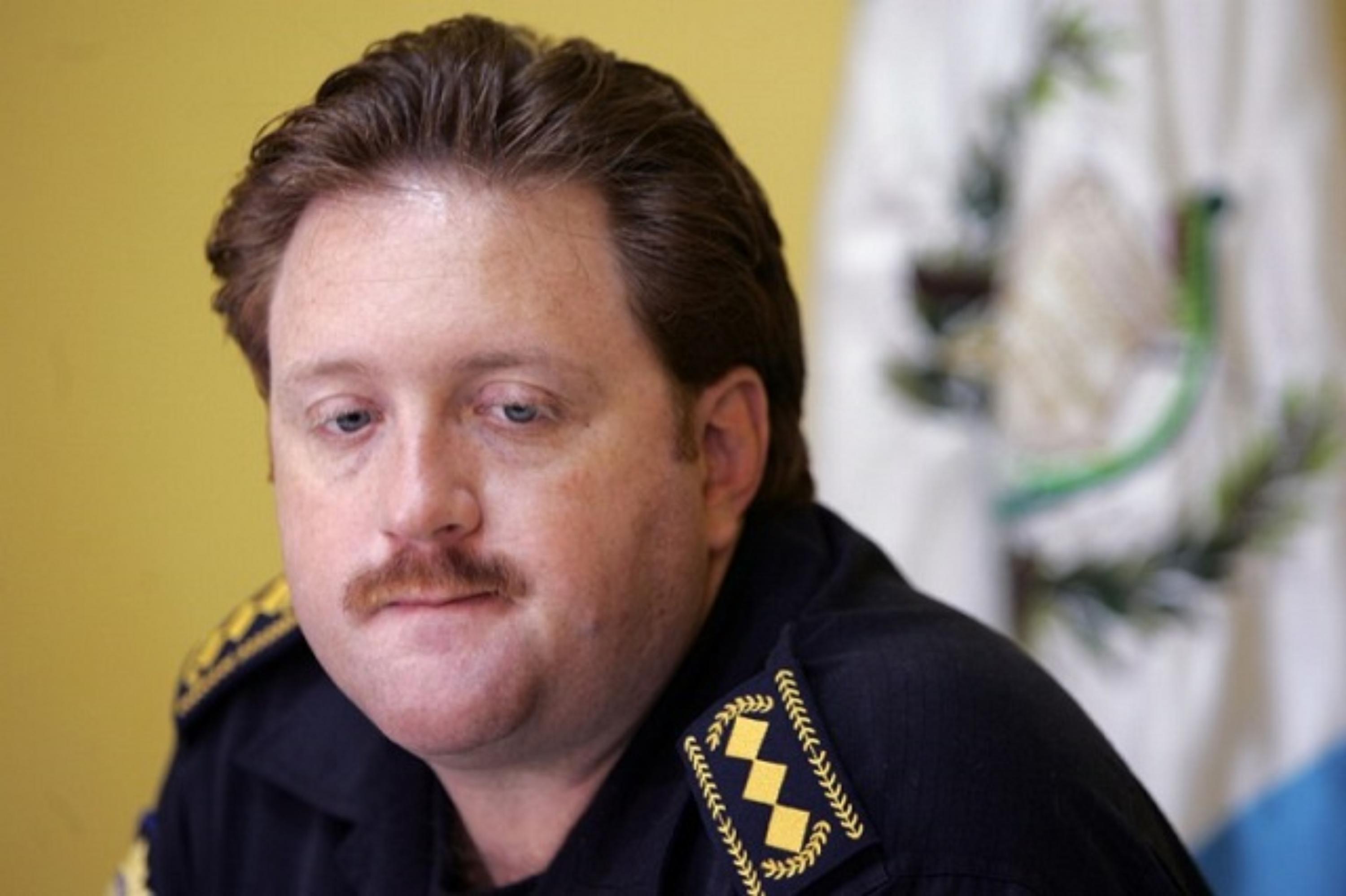 On Mar. 26, 2007, Erwin Sperisen, then-police chief of the Guatemalan National Civil Police (PNC), announces his resignation in a press conference in Guatemala City. An arrest warrant was later issued in Guatemala for Sperisen, who holds both Swiss and Guatemalan nationalities, in the 2005 killing of seven detainees and three other prisoners who had fled the prison. In September 2024 a Swiss appeals court confirmed his 14-year sentence in the case. Sperisen announced he would seek to raise his case to the European Court of Human Rights. Photo AFP