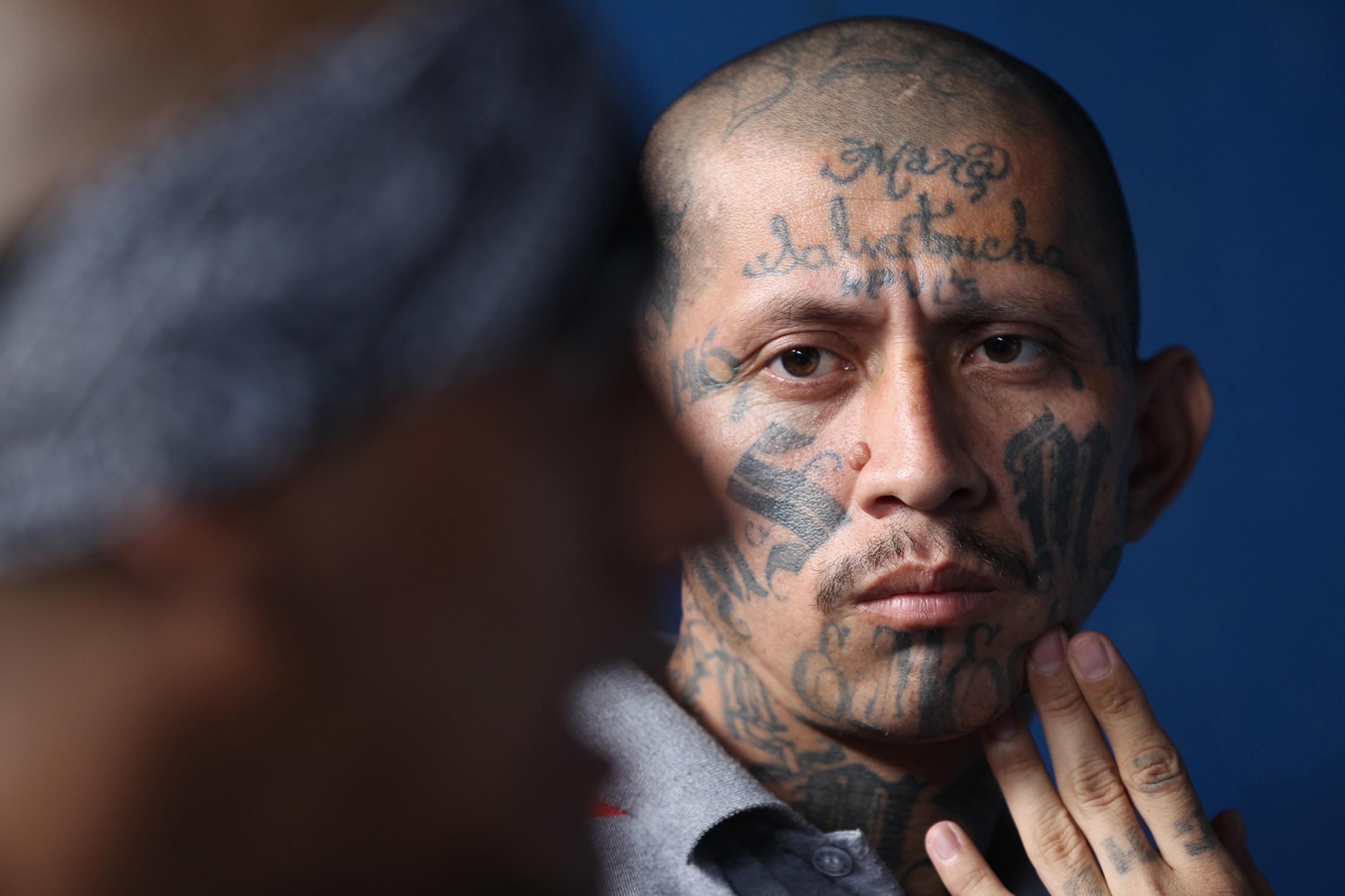 Carlos Tiberio Valladares, alias Snyper, in Ciudad Barrios Prison in San Miguel, El Salvador. Valladares stands accused in the United States of belonging to the Ranfla Nacional in El Salvador and of being “key” to the Bukele administration