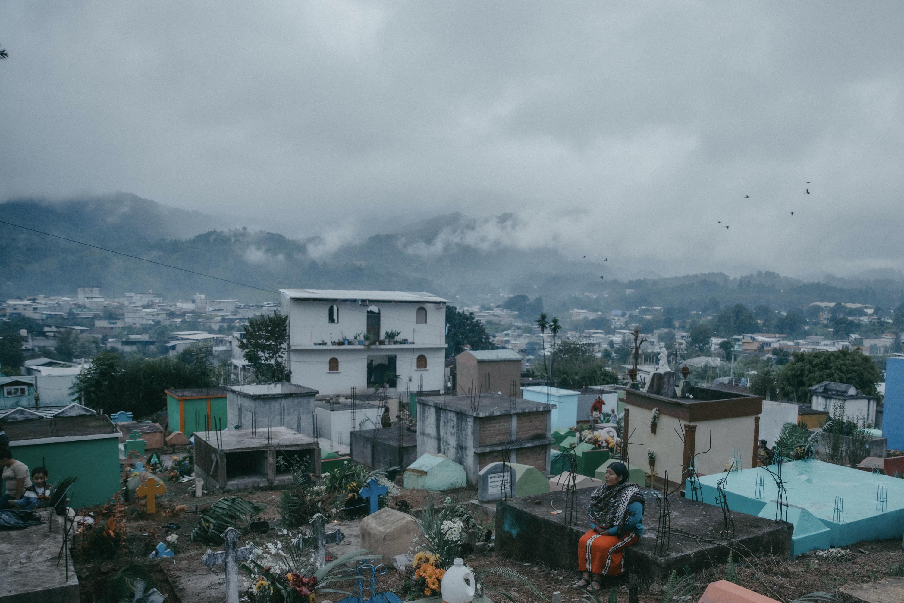 The town of Nebaj on All Saints Day, Nov. 1, 2024. In the 1980s the Guatemalan Army assassinated thousands of people in the Ixil region, accusing them of being communists. Photo Carlos Barrera