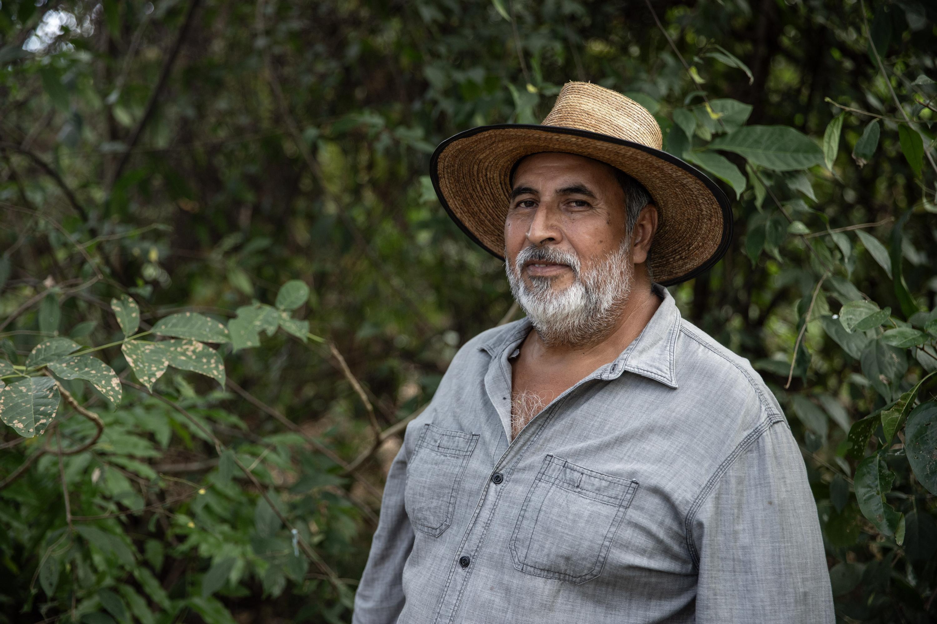 Francisco Pineda es coordinador del Comité Ambiental de Cabañas. En 2011, debido a su lucha en contra de la minería, fue reconocido con el Goldman Environmental Prize, el reconocimiento más prestigioso en materia ambiental a nivel mundial. Foto de El Faro: Carlos Barrera