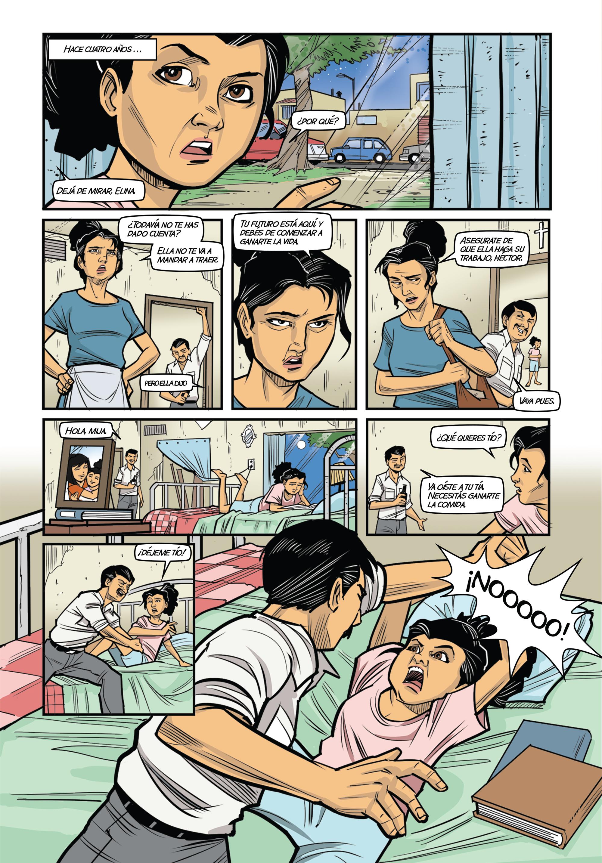Oscuro también lucha contra las violaciones sexuales a menores. En El Salvador real, las resoluciones de los jueces que absuelven a acusados de violar a menores de 15 años están llenas de justificaciones en defensa del amor, de las costumbres de la sociedad o del anhelo de que víctima y victimario formen un hogar. Solo uno de cada 10 casos denunciados termina en condena.
