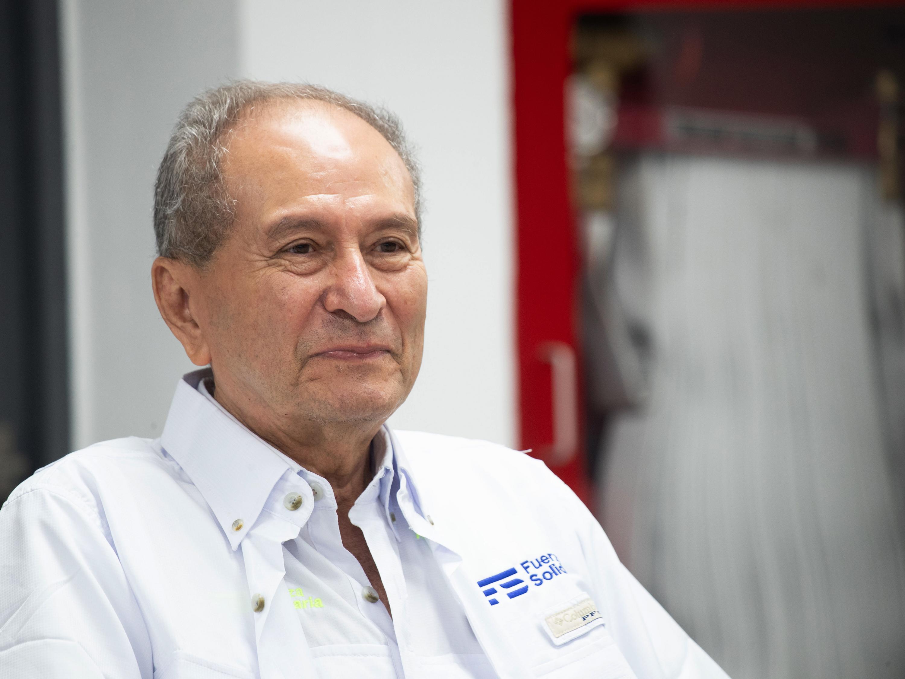 Andrés Rovira, licenciado en administración de empresas, fue presidente del partido Gana durante 10 años y ahora es presidente honorario en Fuerza Solidaria. Foto: tomada del sitio del TSE.