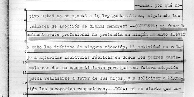 Detalle de la declaración de Mulet.