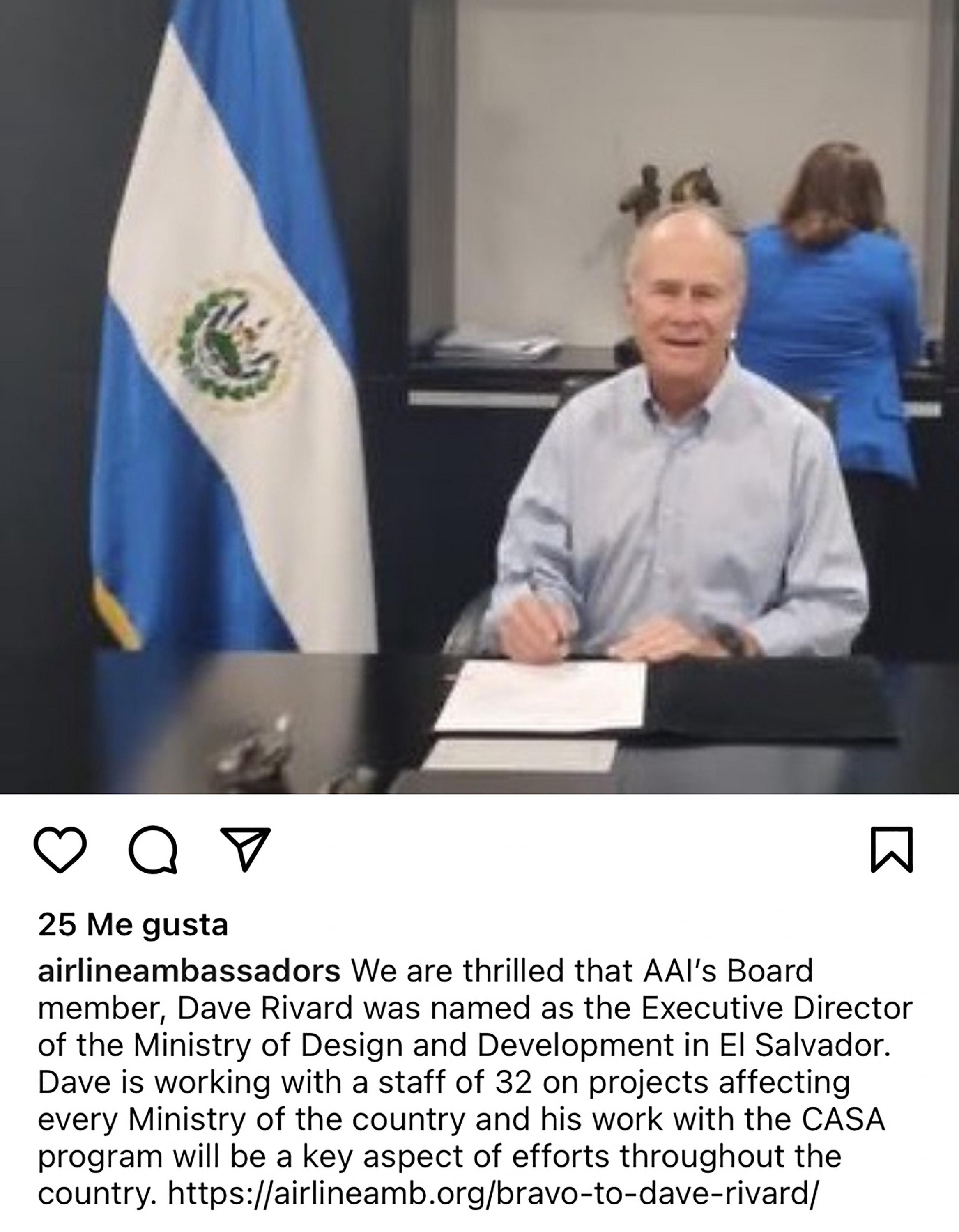 David Rivard es el director de la Agencia de Desarrollo y Diseño de Nación desde el 14 de octubre de 2022.