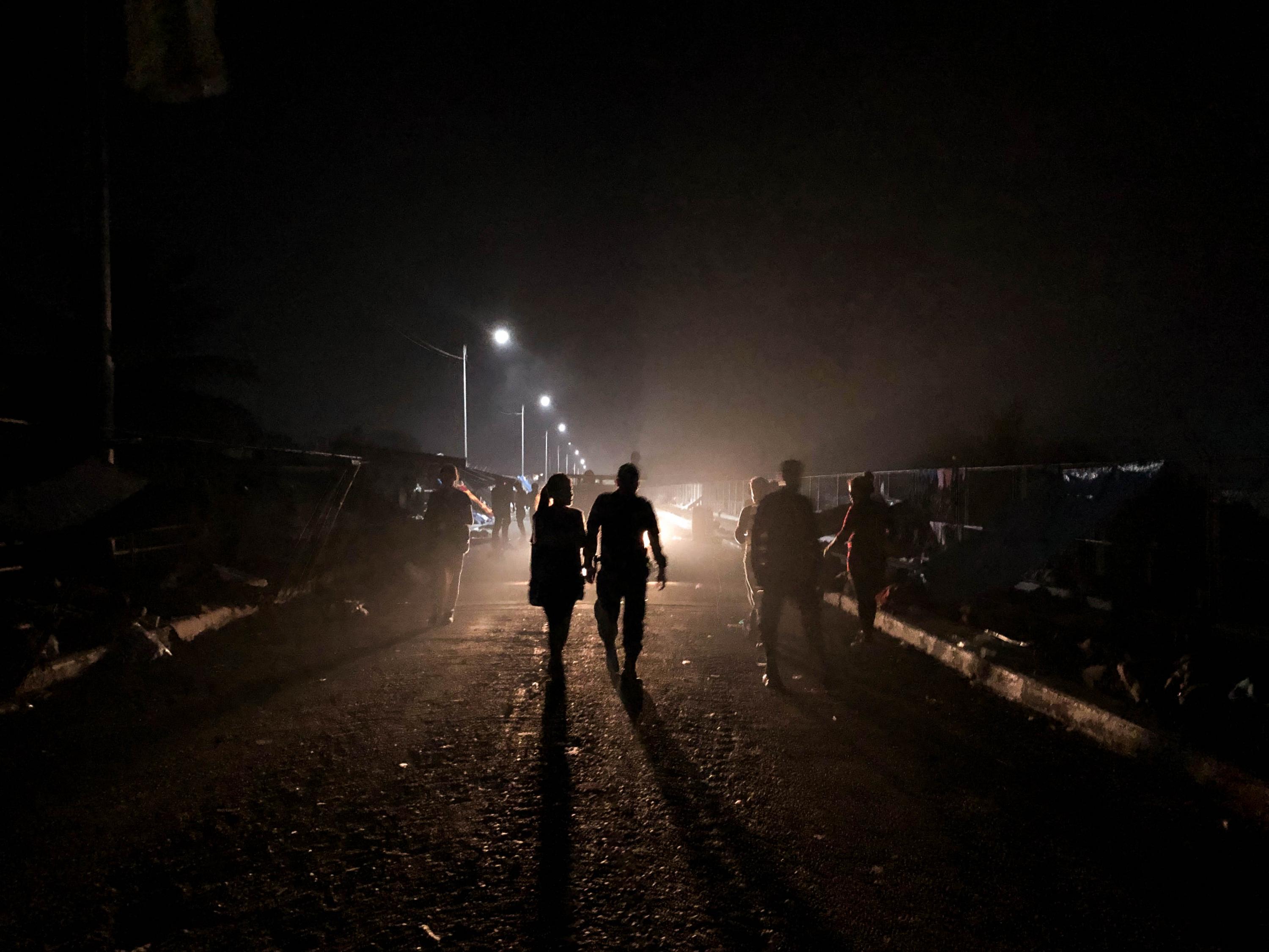 Puente fronterizo que divide Guatemala y México, el 21 de octubre de 2018. Foto: Fred Ramos