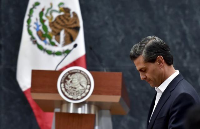 Enrique Peña Nieto, presidente de México. Foto Yuri Cortez (AFP).