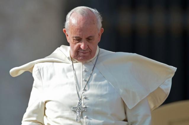 El papa Francisco , máxico jerarca de la Iglesia católica. Foto archivo El Faro.