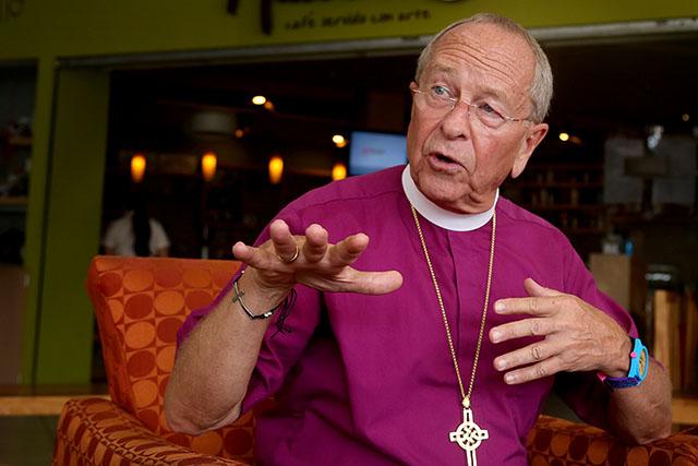 Gene Robinson, el primer obispo homosexual de la Iglesia Episcopal. Foto Fred Ramos