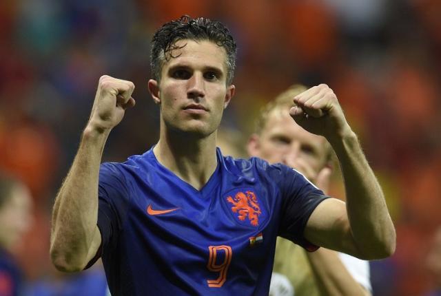 Robin van Persie, delantero de la selección de Holanda. Foto Lluis Gené (AFP).