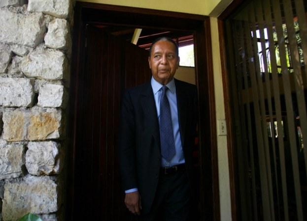Jean-Claude Duvalier regresó a Haití en 2011, luego de permanecer 25 años exiliado en Francia. Foto: Héctor Retamal (AFP).