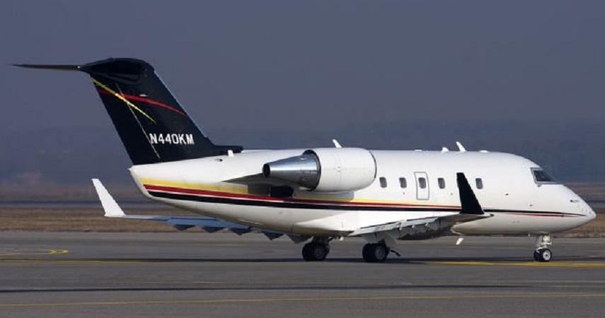 Aeronave Canadair Bombardier, N440KM, implicada en la investigación abierta por la DEA en Florida. Foto cortesía de Factum. Tomada del Registro de Aviación del estado de Florida.