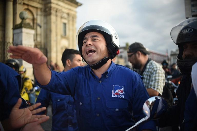 Jimmy Morales, presidente de Guatemala. Foto Johan Ordóñez (AFP).