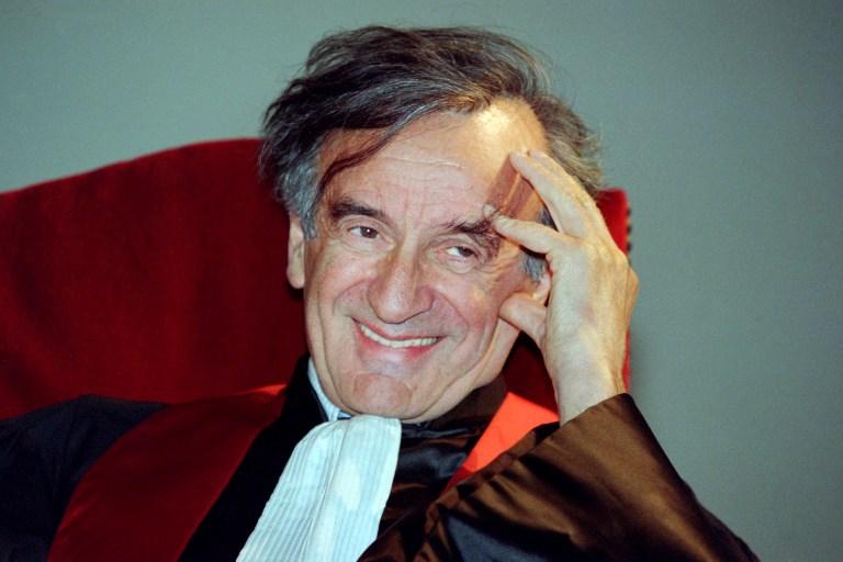 Elie Wiesel, premio Nobel de la Paz en 1986, fallecido el 2 de julio de 2016 en Nueva York, a los 87 años de edad. Foto Gerard Cerles (AFP).