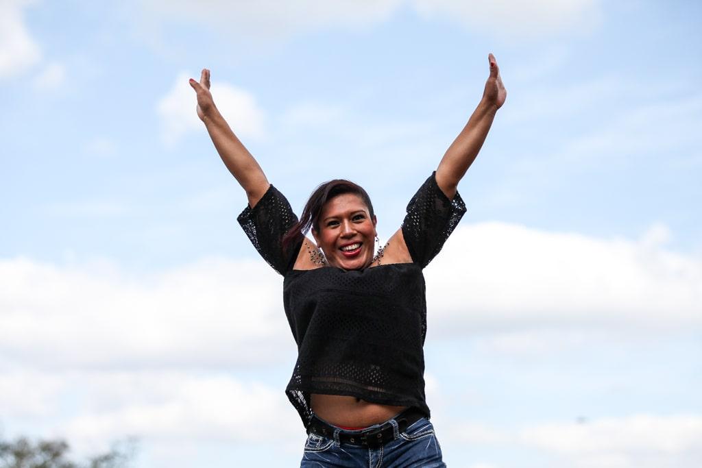 As a child, Fátima faced transphobia in school and at home. Photo by Carlos Sebastián