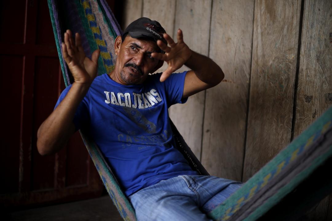 Francisco Díaz, Barra del Motagua community leader. Photo: Martín Cálix