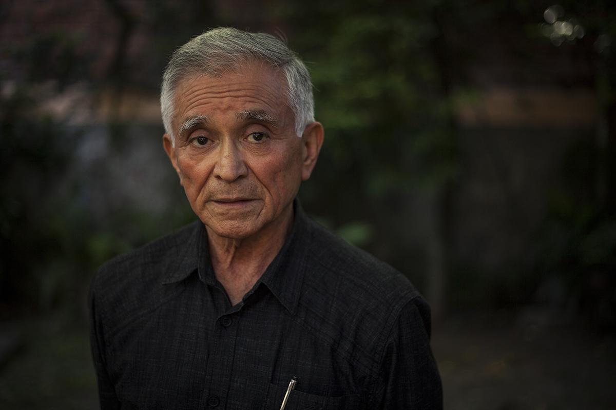 Adolfo Majano, coronel de la Fuerza Armada de El Salvador. Foto Víctor Peña.