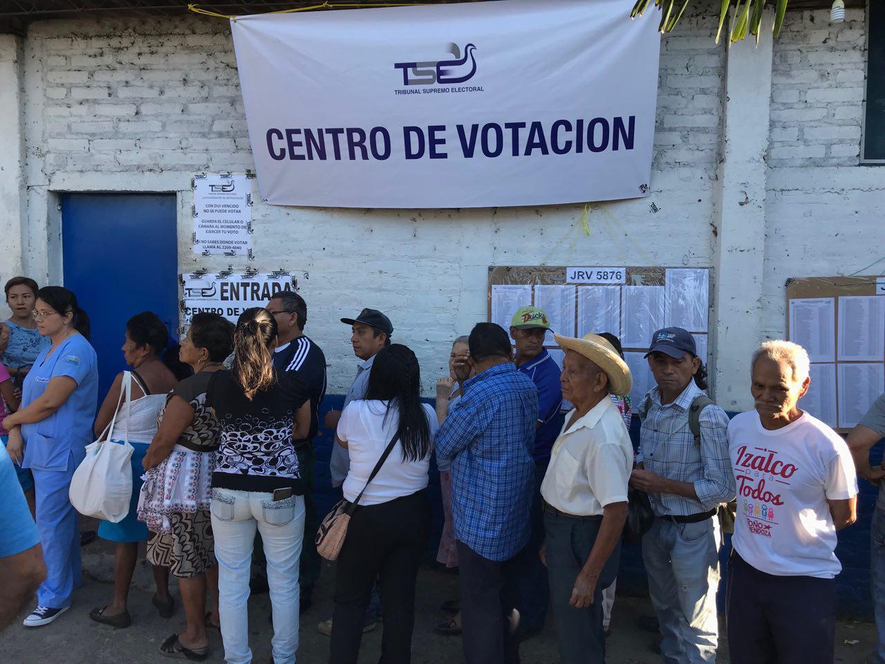 El centro de votación 