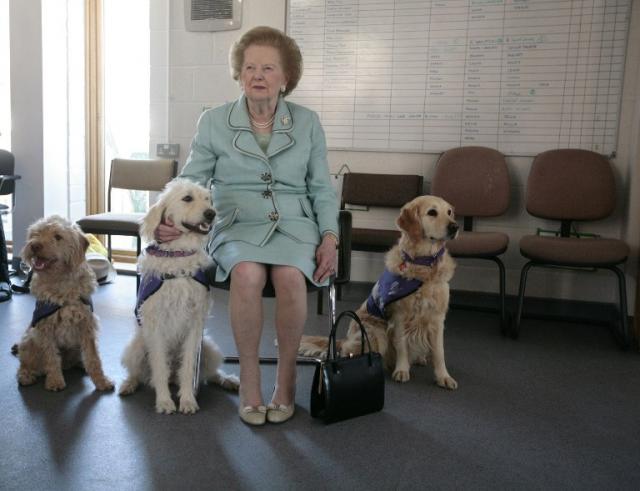 Margaret Thatcher, exprimera ministra británica. Foto Shaun Curry ﻿(archivo AFP).