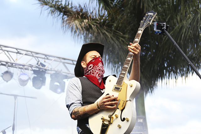 Por nombre, una de las bandas más importantes que vino al festival. Los Tiros estarán en el festival Vive Latino este año.