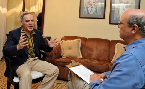 Gary Kasparov. Foto Otto J. Mejía L.