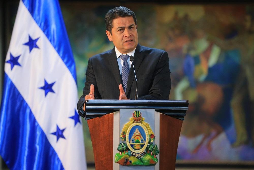 Juan Orlando Hernández, presidente de Honduras. Foto cortesía Presidencia de Honduras.